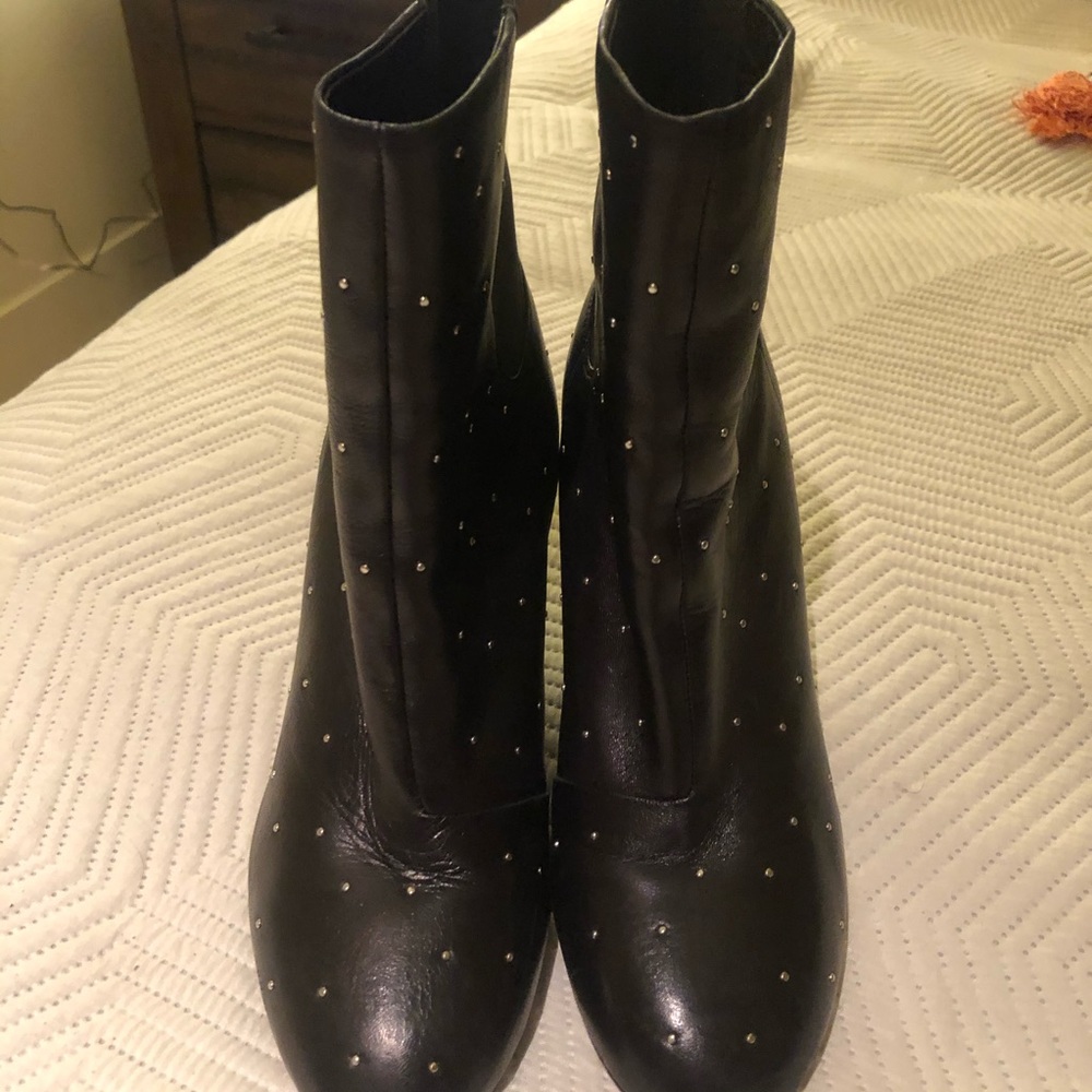Rag & Bone Black Stud Bootie